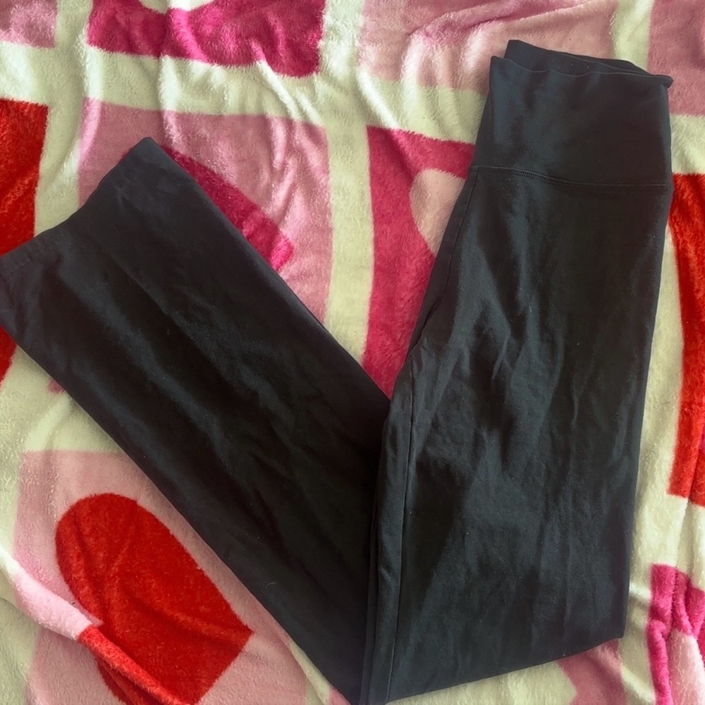 Aerie Black Chill Play Move Flare Leggings